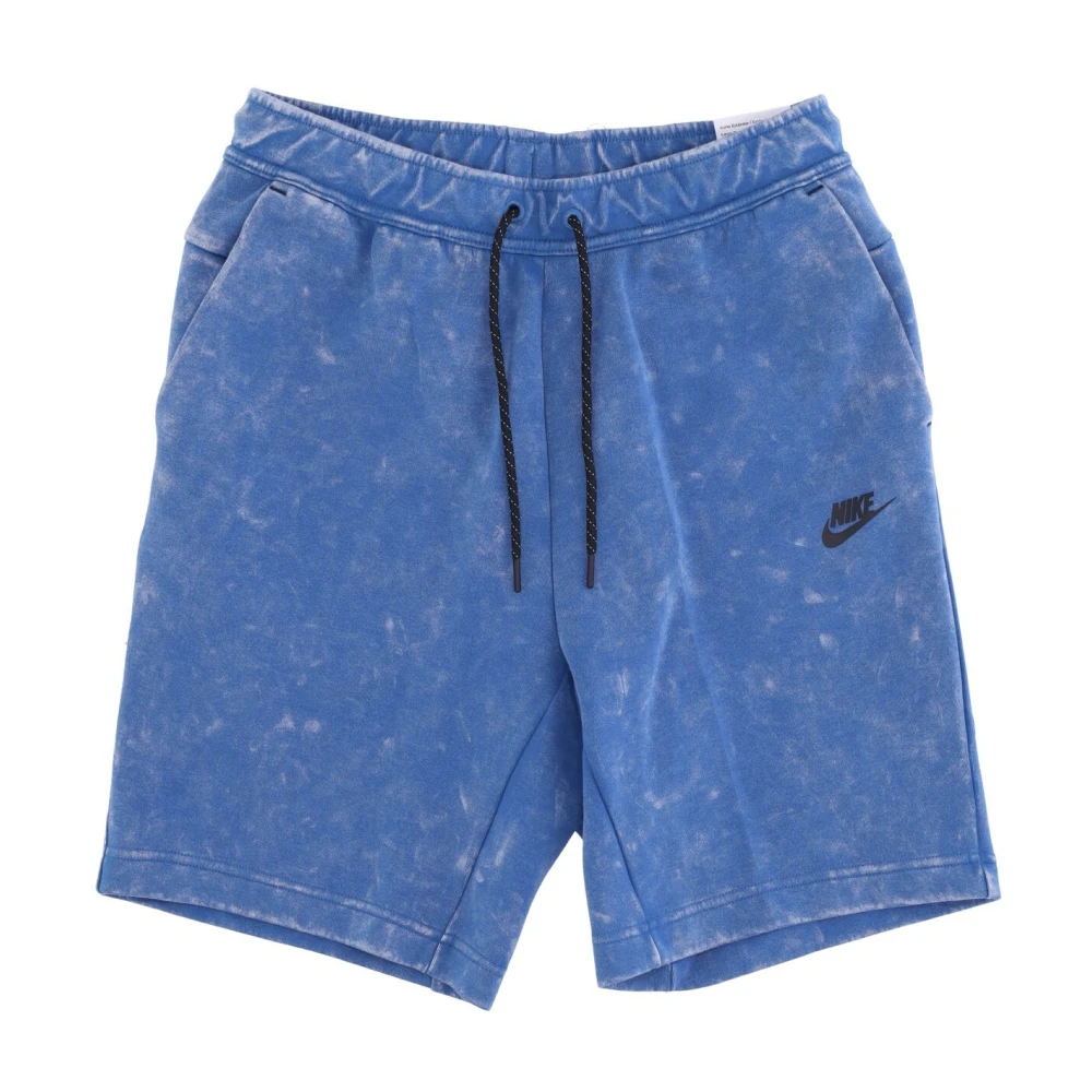 Nike Tech Fleece Wash Short Pak Blue Heren