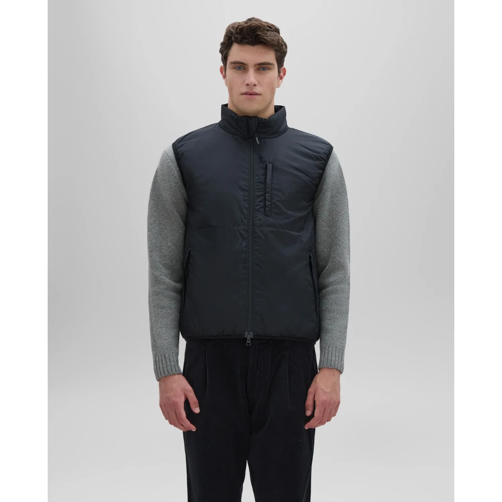 Aspesi Gewatteerd Gilet Vest Black Heren