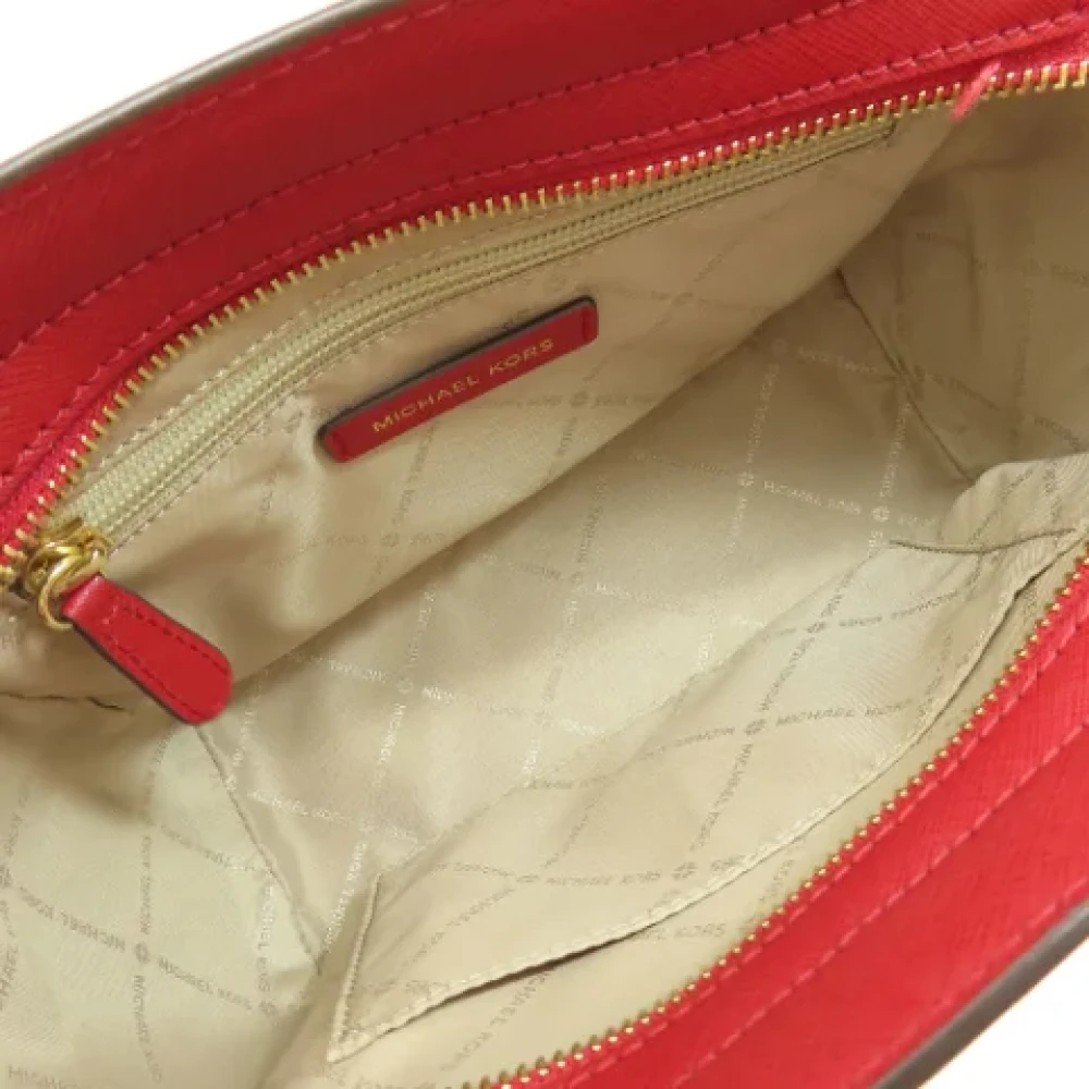 Michael Kors Pre-owned Leather shoulder-bags Red Dames