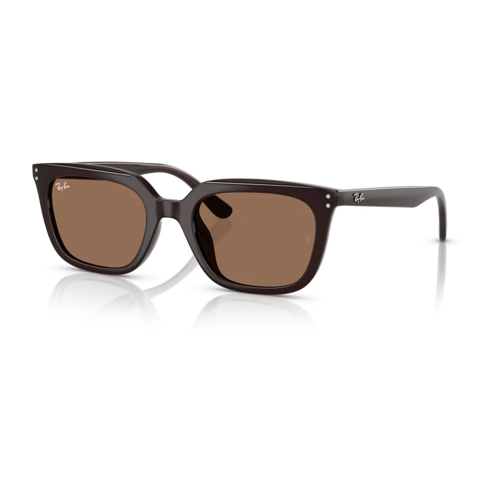 Ray-Ban Unisex Brown Sunglasses, 54 Mm, Rectangular Sunglasses