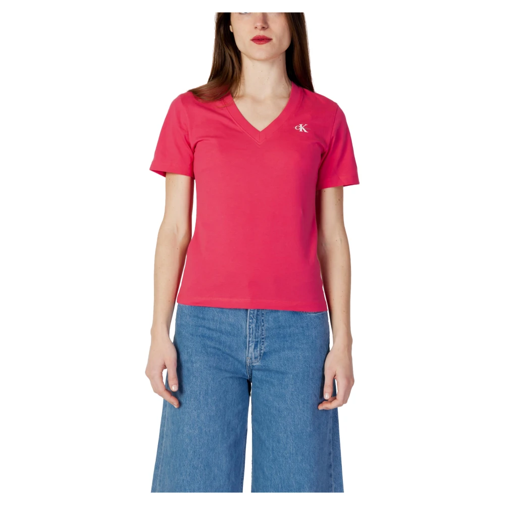Calvin Klein Jeans Women's Pink Micro Monologo Slim J20j220303beh