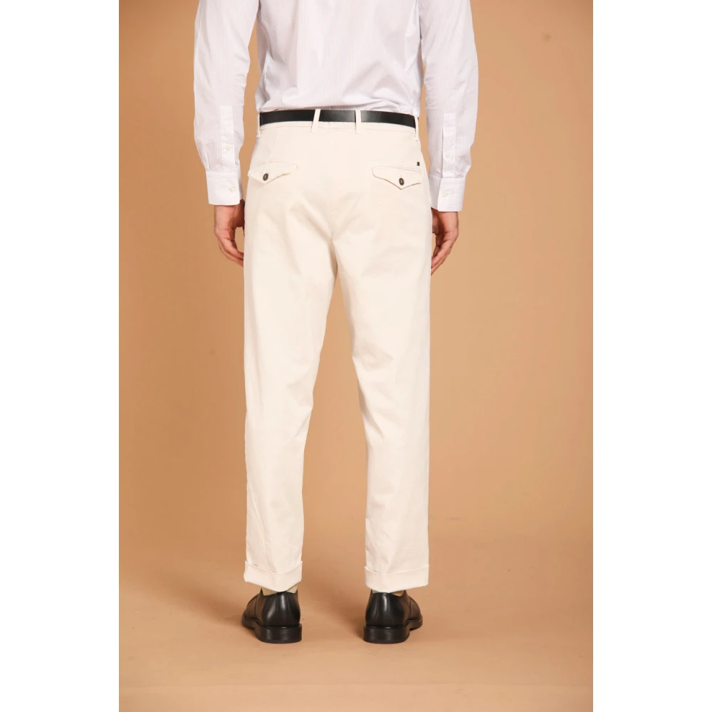 Mason's Winter Heren Chinos 22 in Wit White Heren