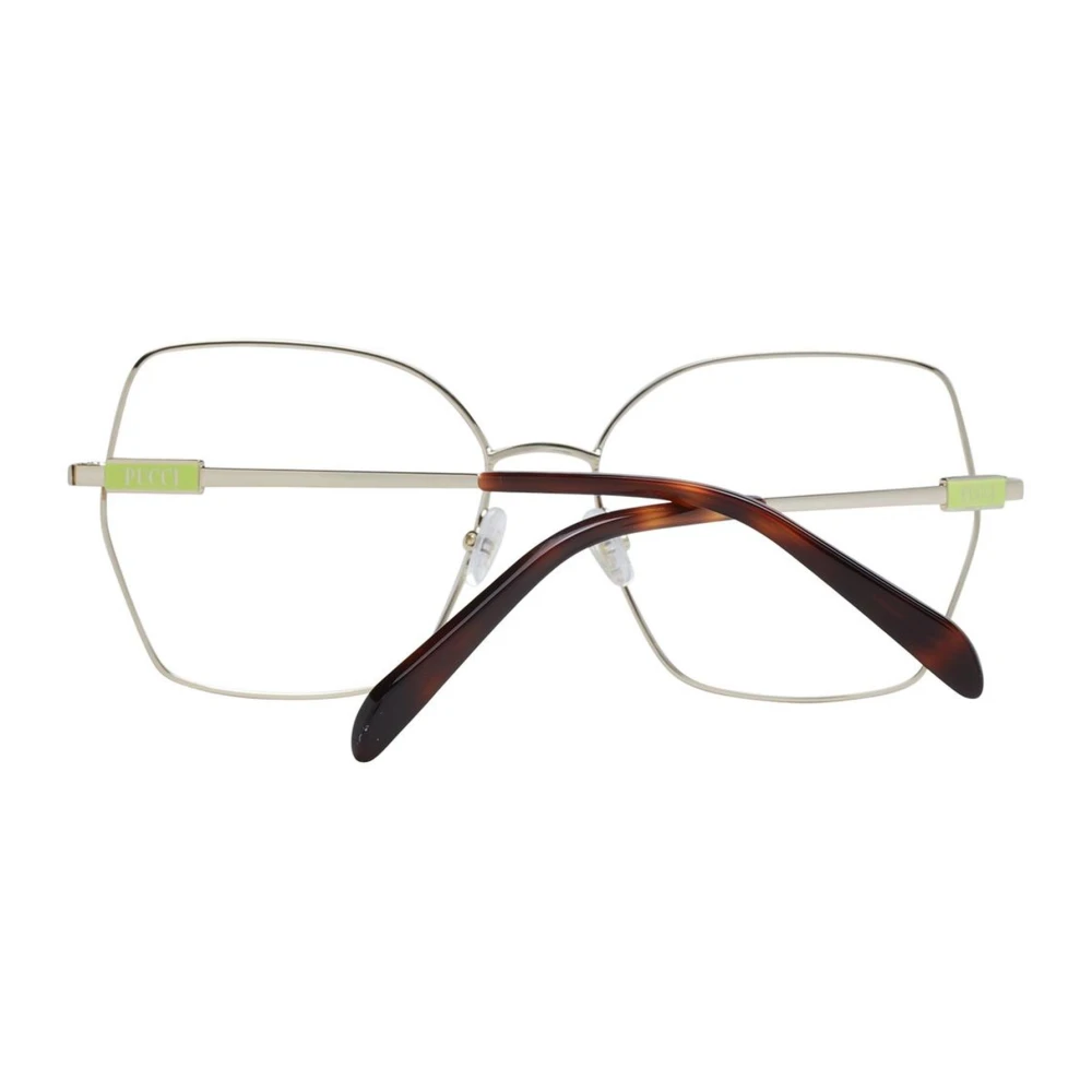 EMILIO PUCCI Gouden Butterfly Optische Monturen Yellow Dames