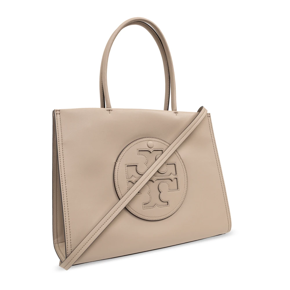 TORY BURCH `Ella Bio Small` Shopper Tas Beige Dames