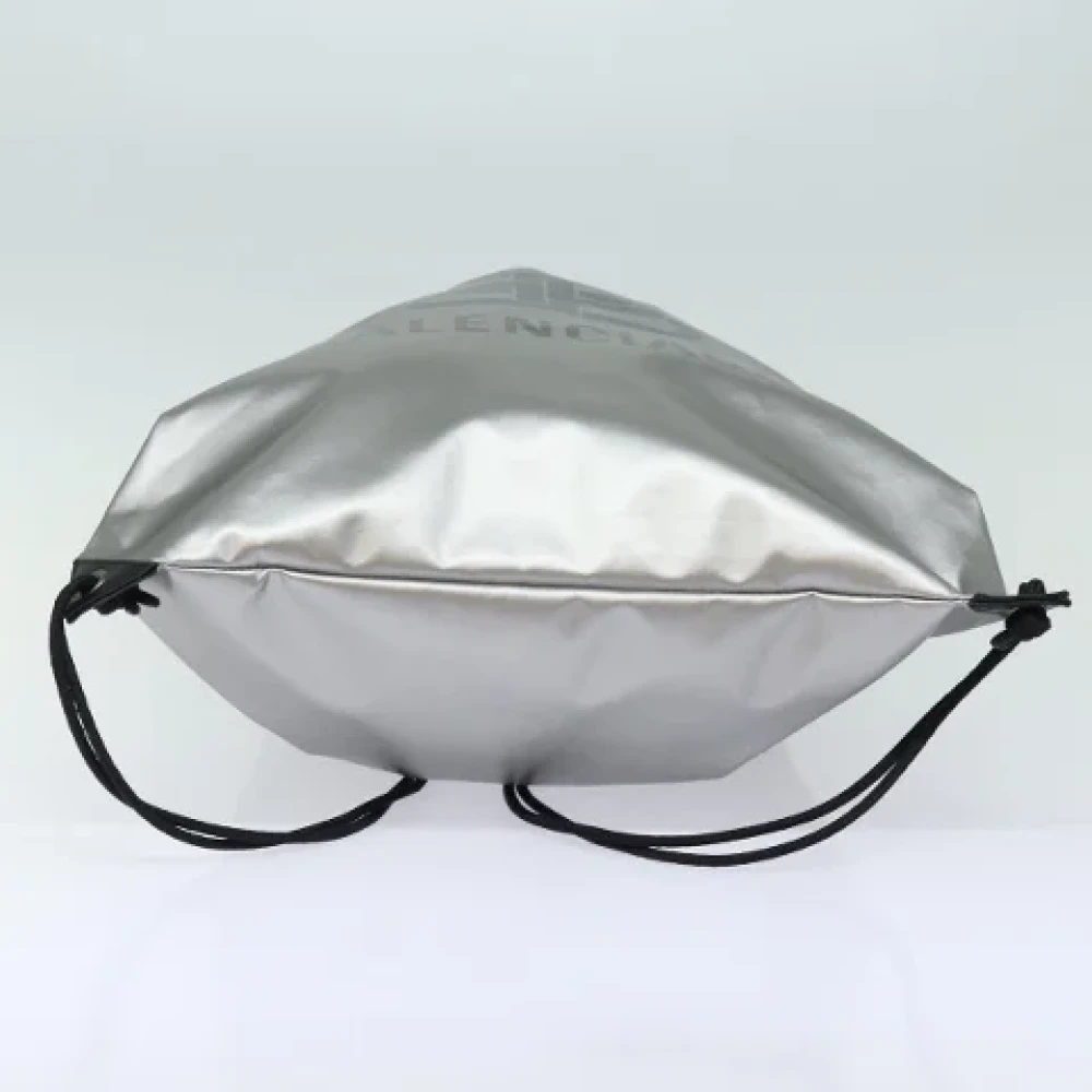Balenciaga Vintage Pre-owned Nylon backpacks Gray Dames