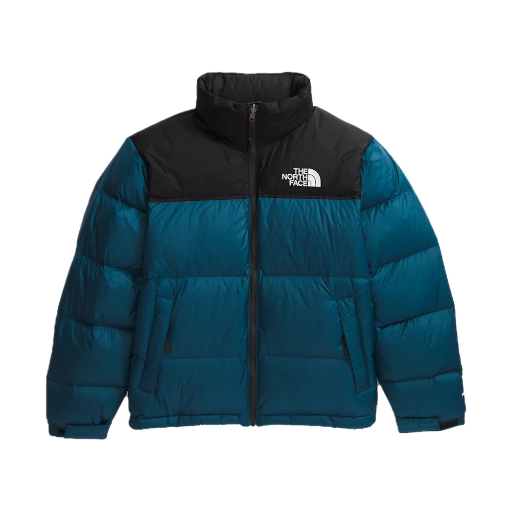 The North Face Hooded Nylon Jacket Blue Heren