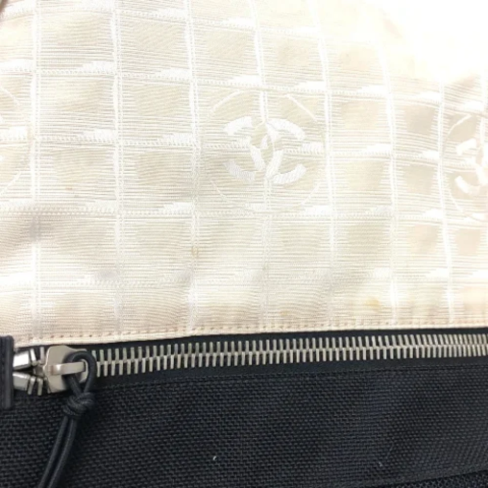 Chanel Vintage Pre-owned Fabric chanel-bags White Dames
