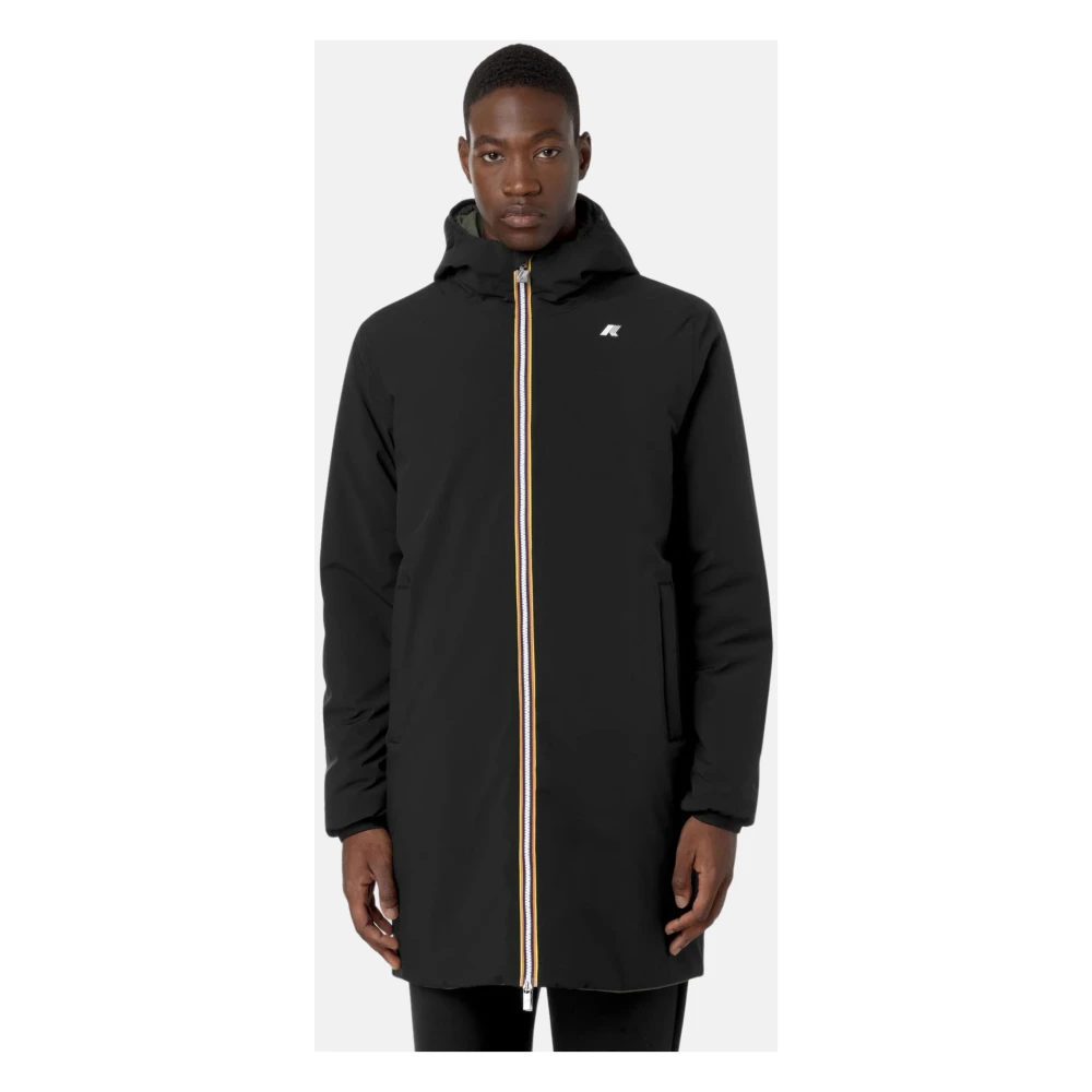 K-way Lichtgewicht Opvouwbare Jas Black Heren