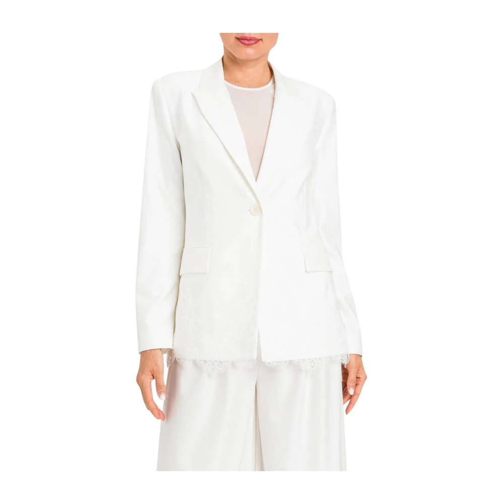 Actitude White Signature Blazer - Female - Blazers - L - Jackets