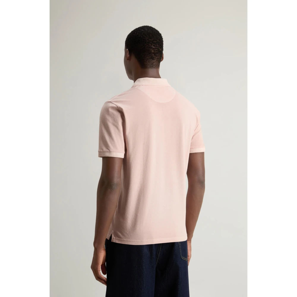 Woolrich Klassieke Polo voor de Zomer Pink Heren