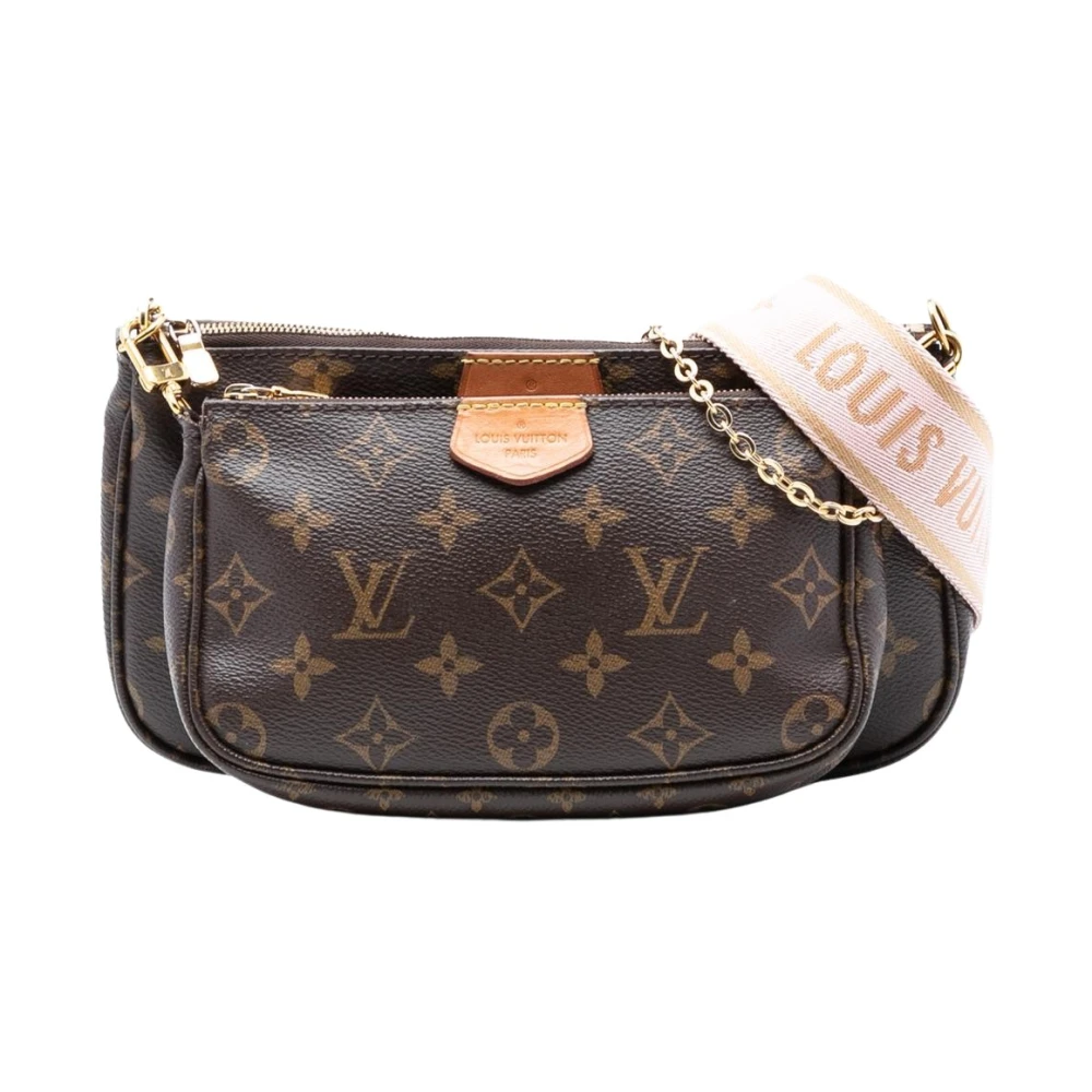 Louis Vuitton Vintage Women's Brown Pre-Owned Stylish Pouchette
