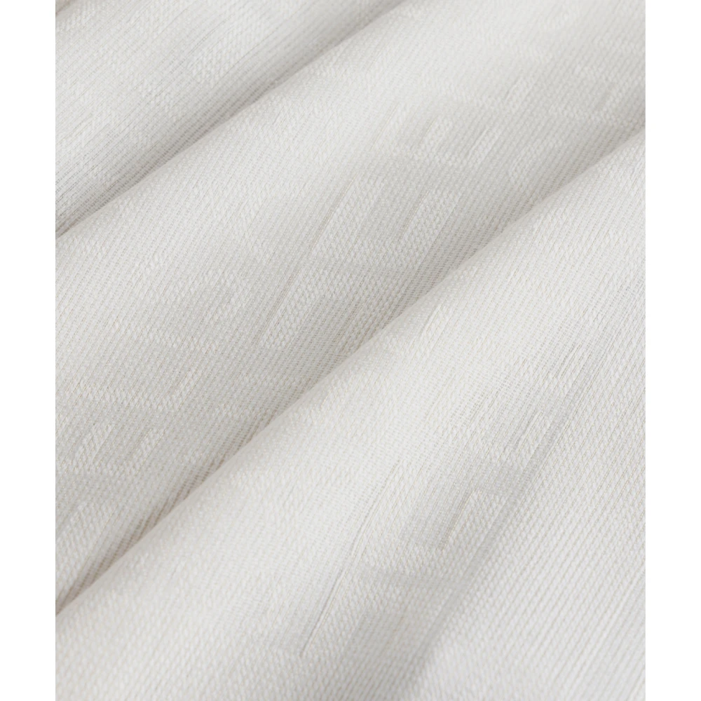 Elisabetta Franchi Lurex Jacquard Pashmina met franje randen White Dames