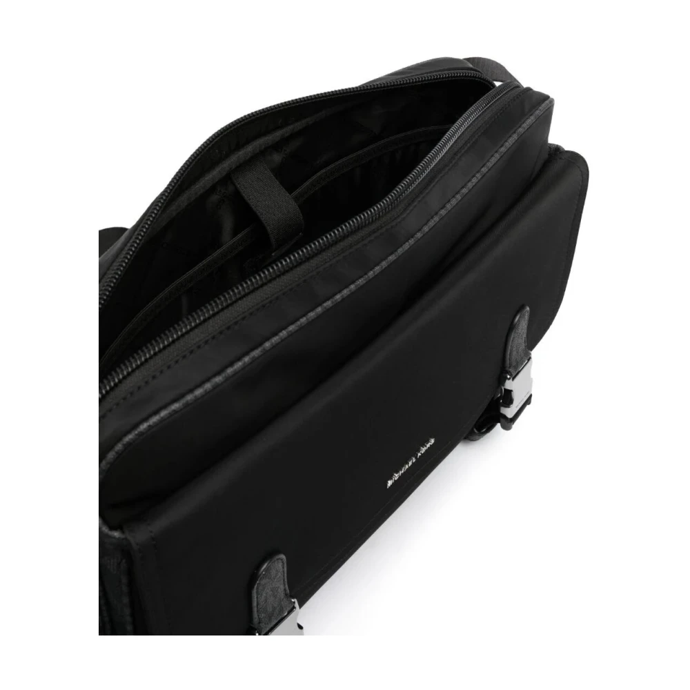 Michael Kors Handige Flap Messenger Tas Black Heren