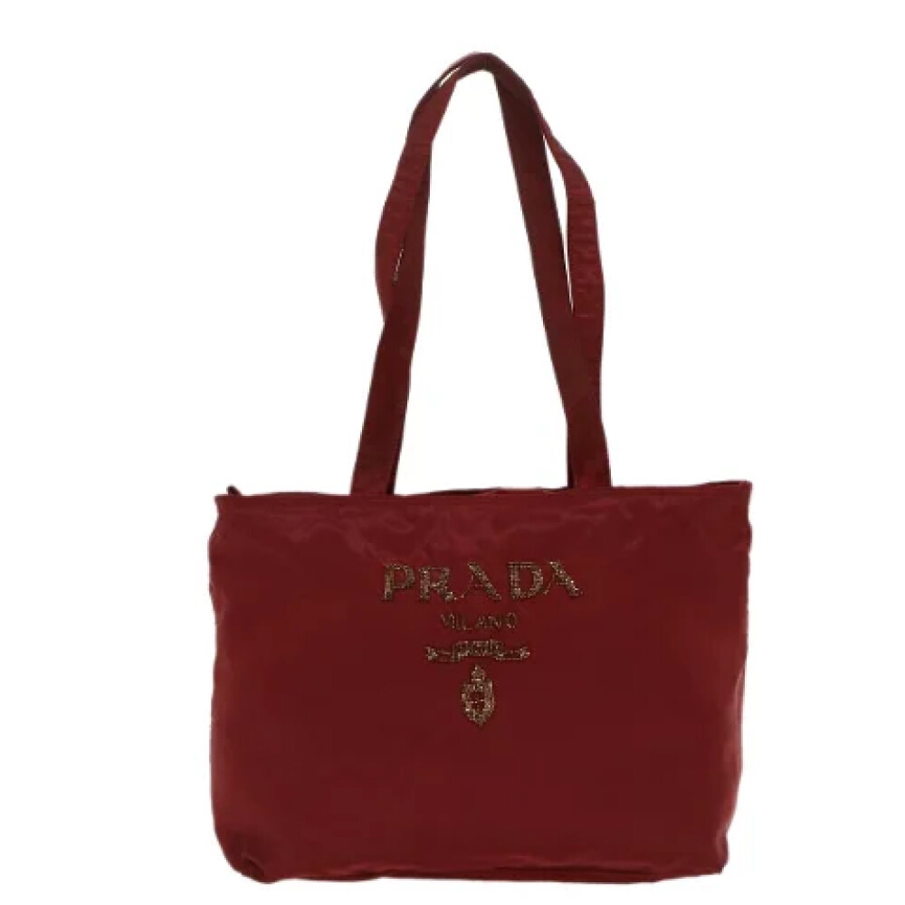 Pre owned Fabric totes Prada Vintage Vintage Tassen Miinto.nl