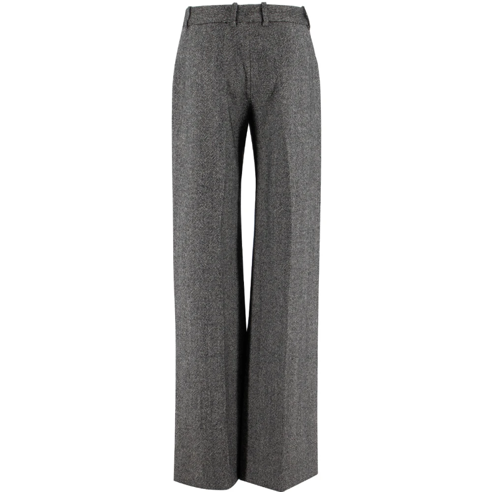 Ermanno Scervino Getailleerde broek met herringbone patroon Gray Dames