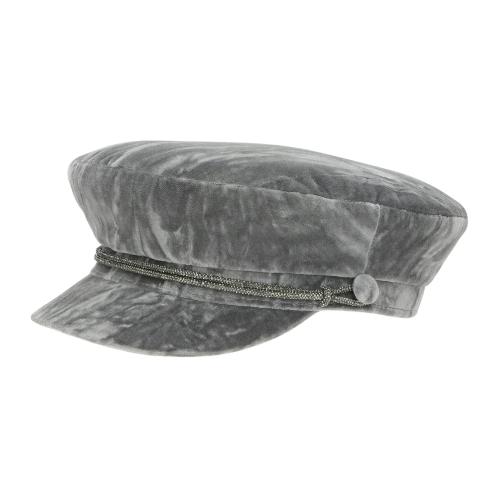 Borsalino Velvet Brest Cap Gray Unisex