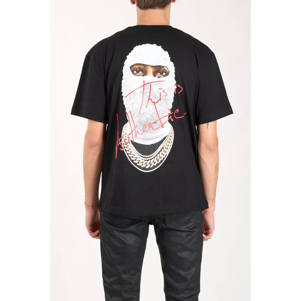 IH NOM UH NIT Authentiek T-shirt met voorlogo Black Heren