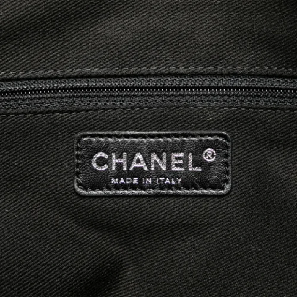 Chanel Vintage Pre-owned Fabric shoulder-bags Black Dames