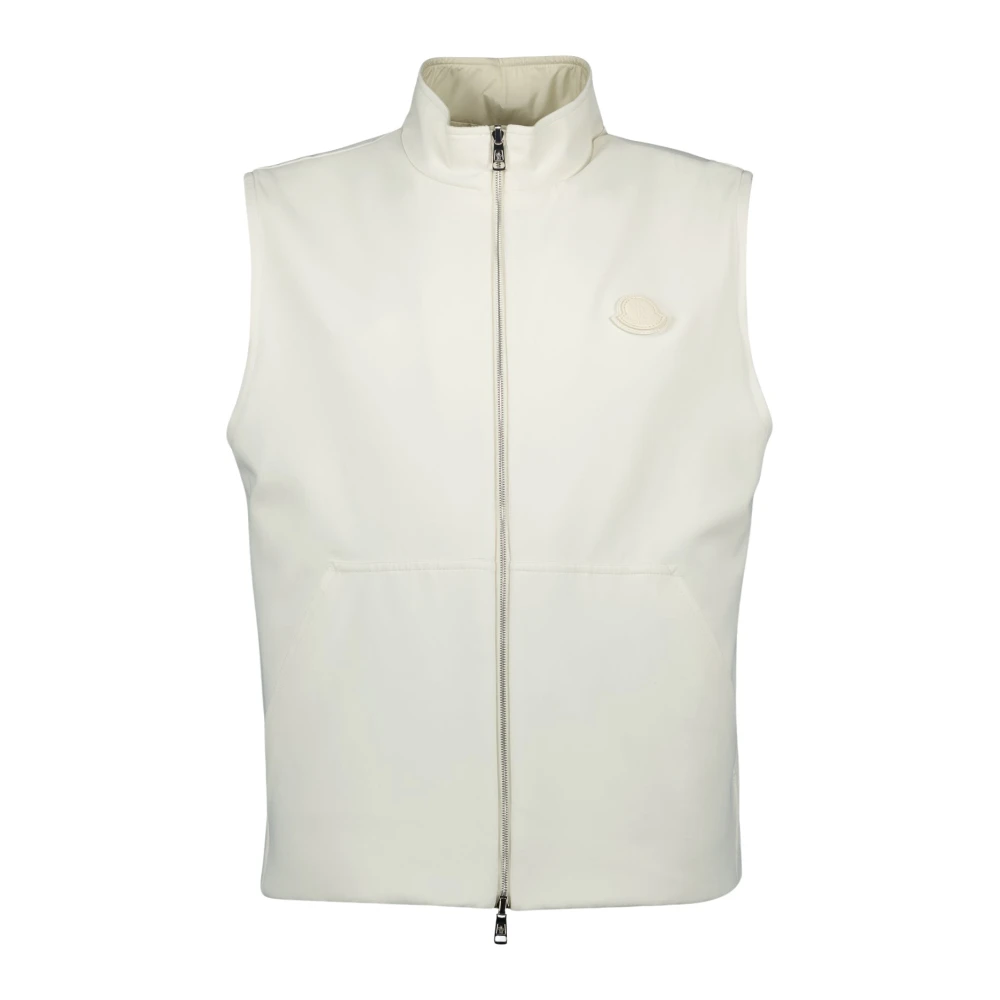 Moncler Men's Beige Reversible Quilted Sleeveless Vest - Waistcoats - M - Jackets