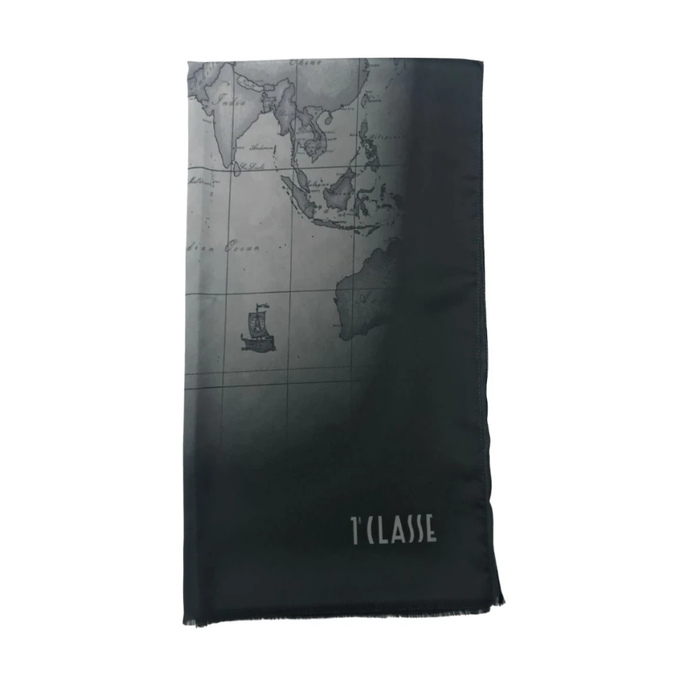 Alviero Martini 1a Classe Geo Patroon Sjaal Black Dames