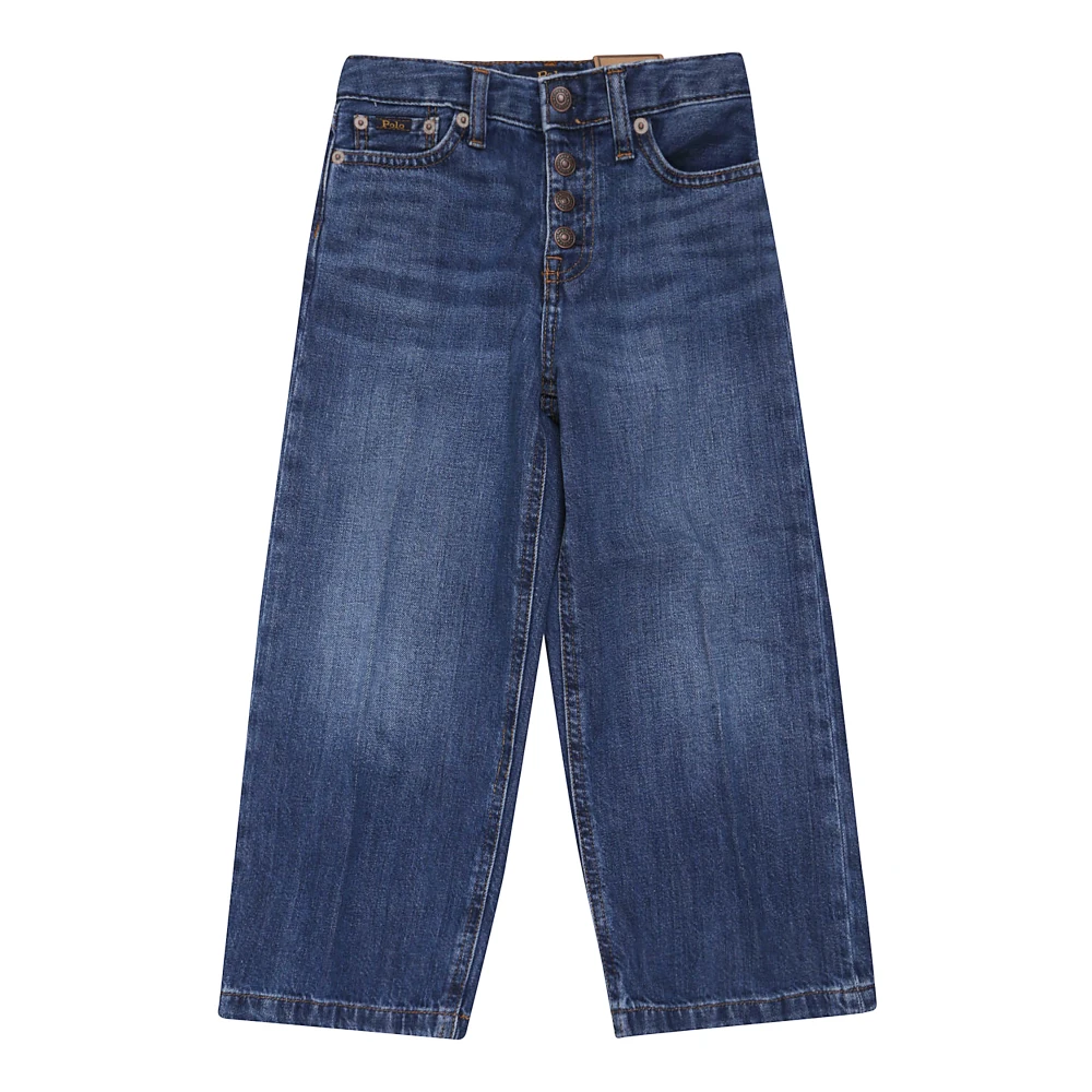 Ralph Lauren Boys Blue Wide Leg Jeans