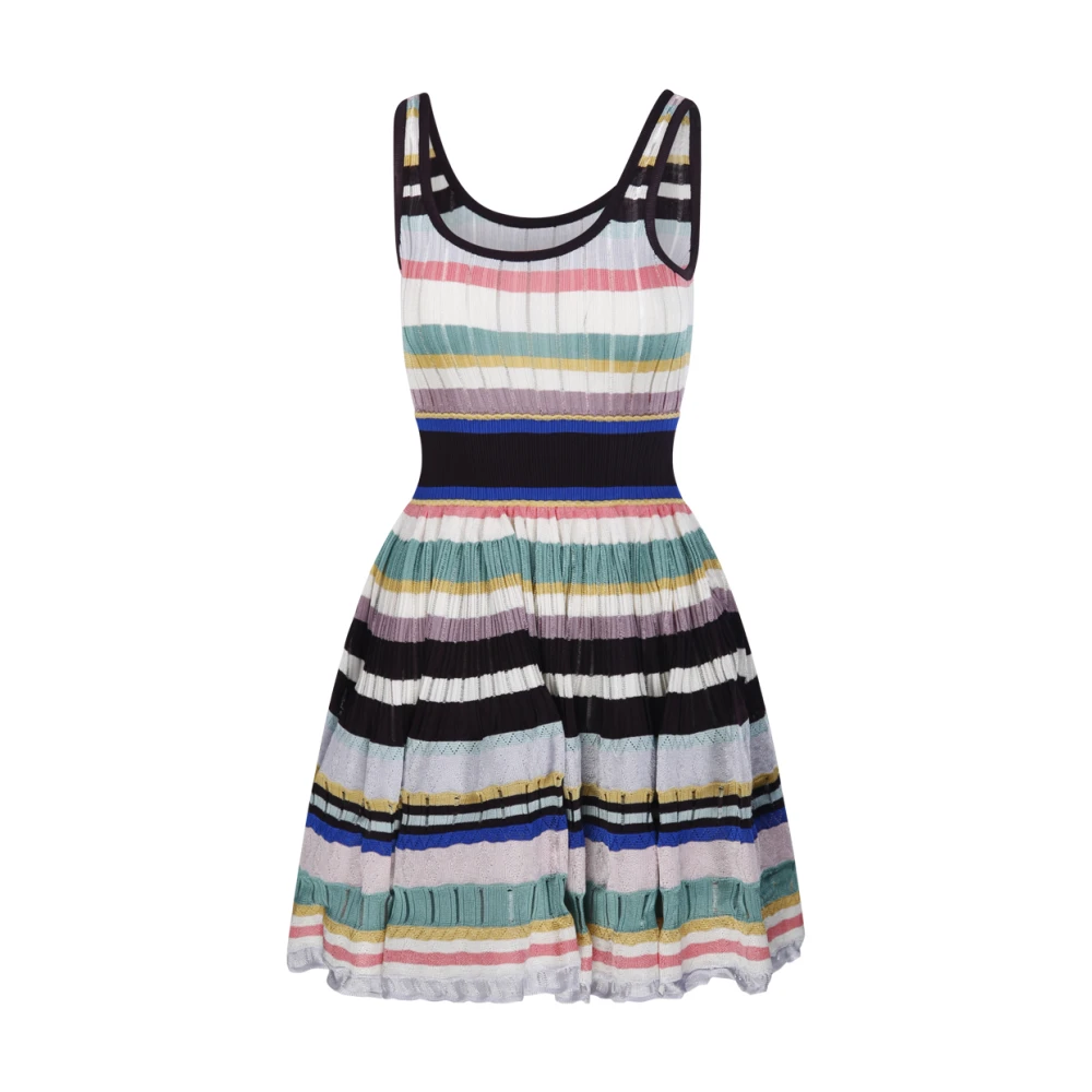 Alaïa Multicolor Knitted Dresses, Female, S, Crinoline Dress