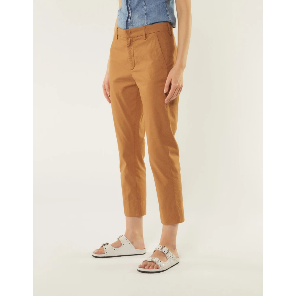 Dondup Erin Cropped Chino Broek Multicolor Dames