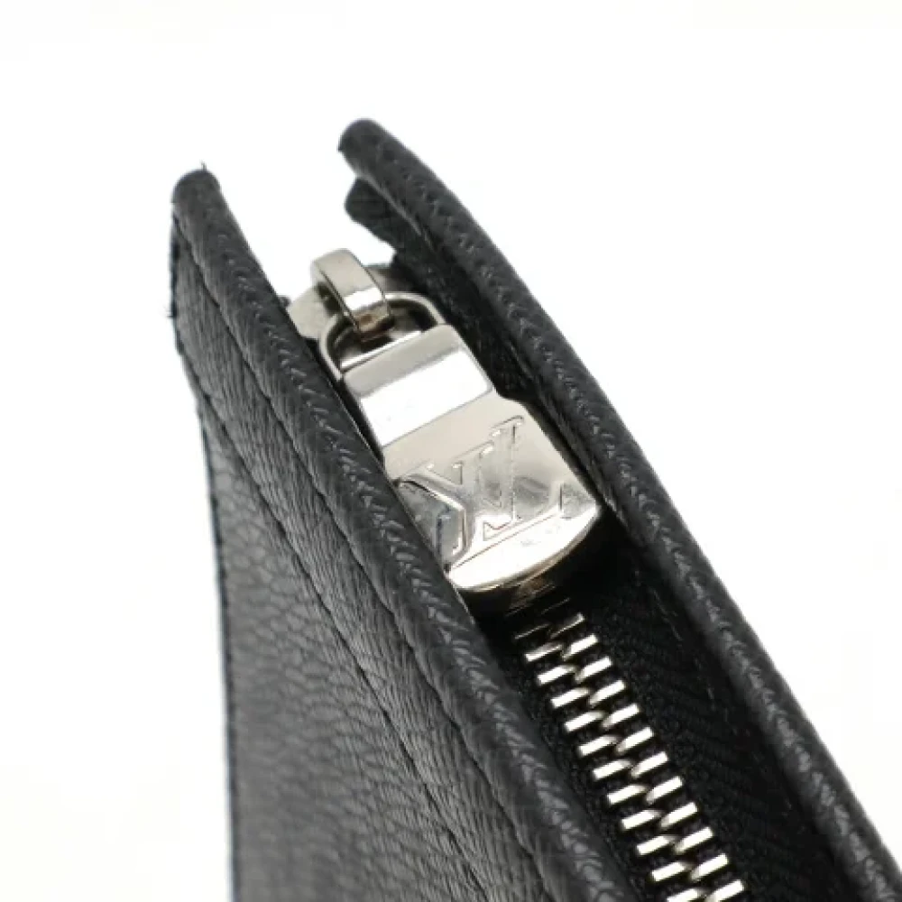 Louis Vuitton Vintage Pre-owned Leather clutches Black Dames