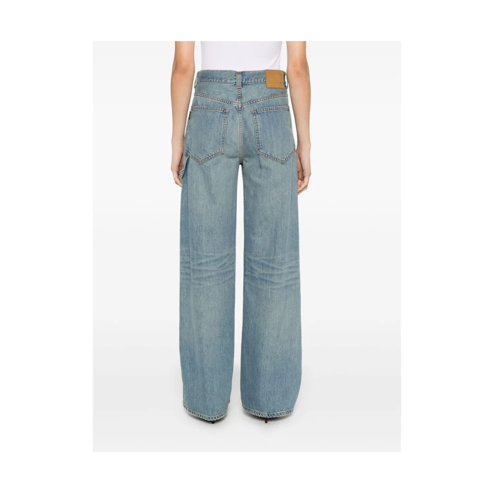 Haikure Poederblauwe Wijde Jeans Blue Dames