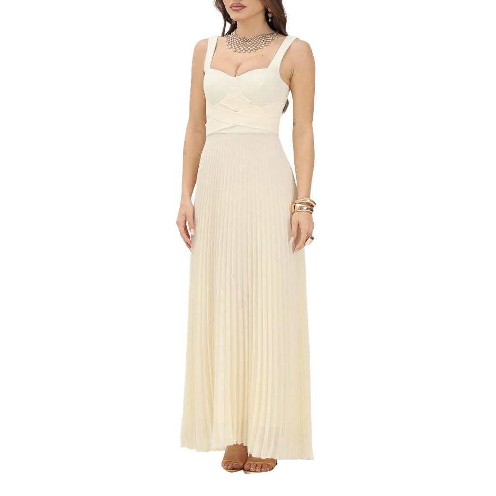 Patrizia Pepe Donna Beige Abiti, M, New,