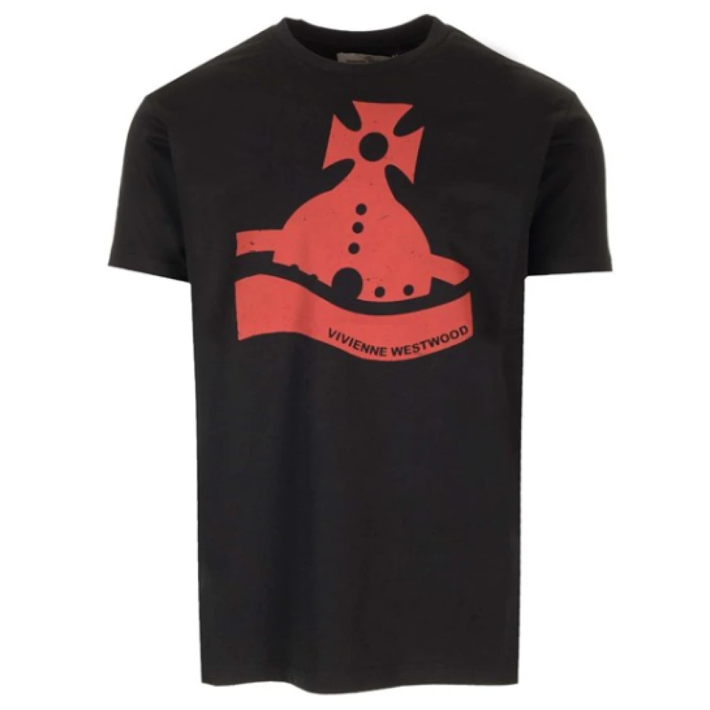 Vivienne Westwood Women's Black T-Shirts And Polos Small