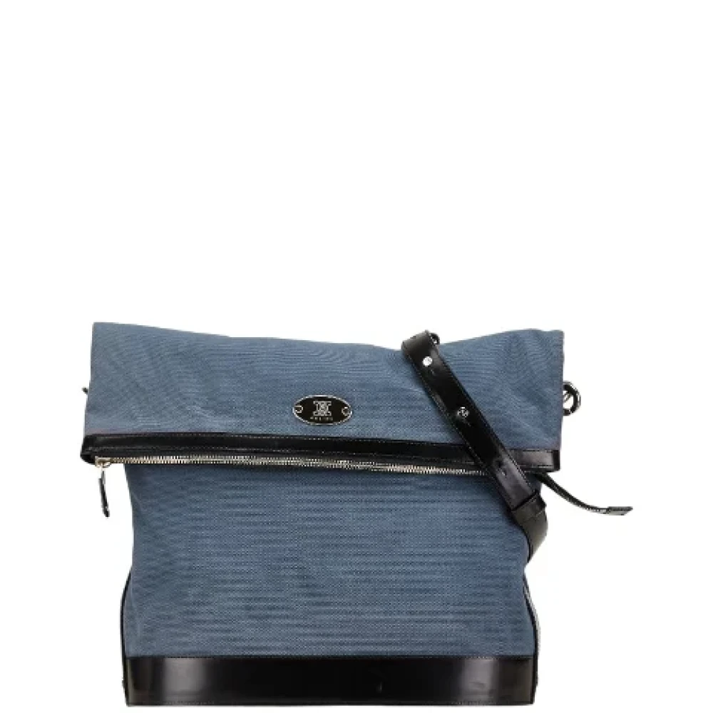 Celine Vintage Pre-owned Canvas handbags Black Dames