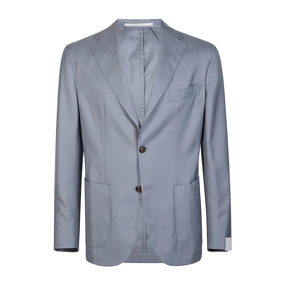 Eleventy Mannelijk Blauw Jassen Heren, Xl, Kasjmier, Kasjmier Zijden Enkellange Jas