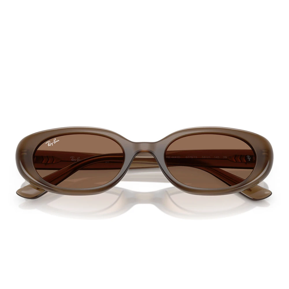 Ray-Ban Women's Brown Sunglasses, 53 Mm, Oval Sunglasses