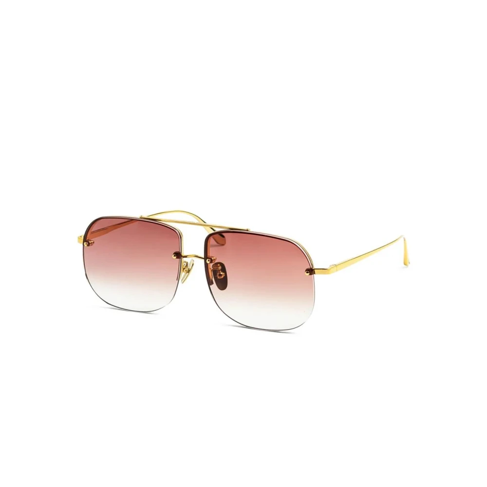 Linda Farrow Yellow Sunglasses, Unisex, 62 Mm, Lfl1539 C6 Sun Sunglasses