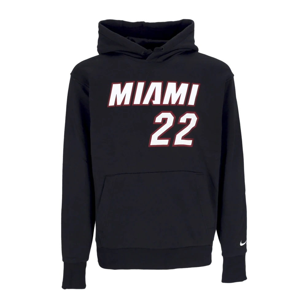 Nike Miami Heat NBA Hoodie Jimmy Butler Black Heren