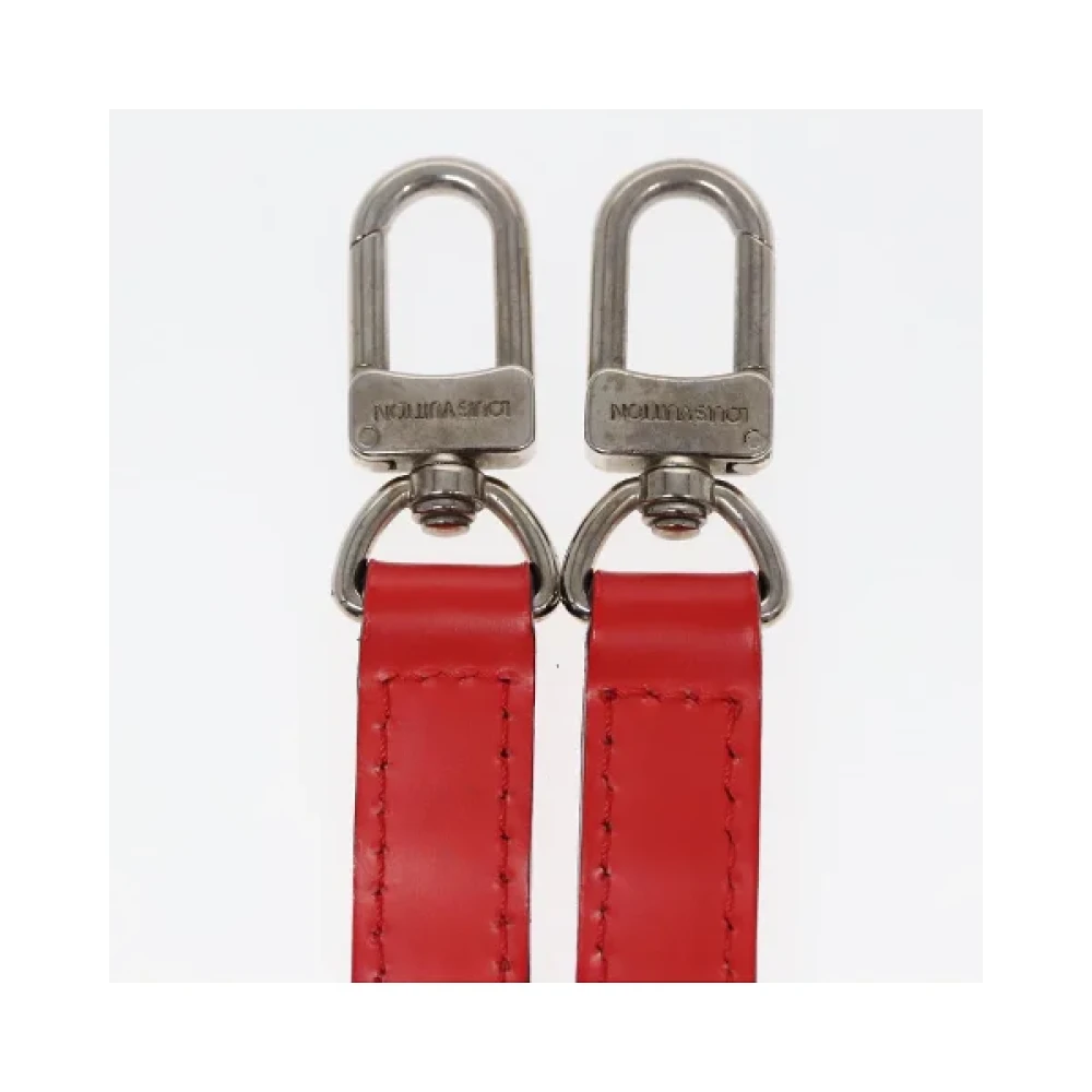 Louis Vuitton Vintage Pre-owned Leather home-office Red Dames
