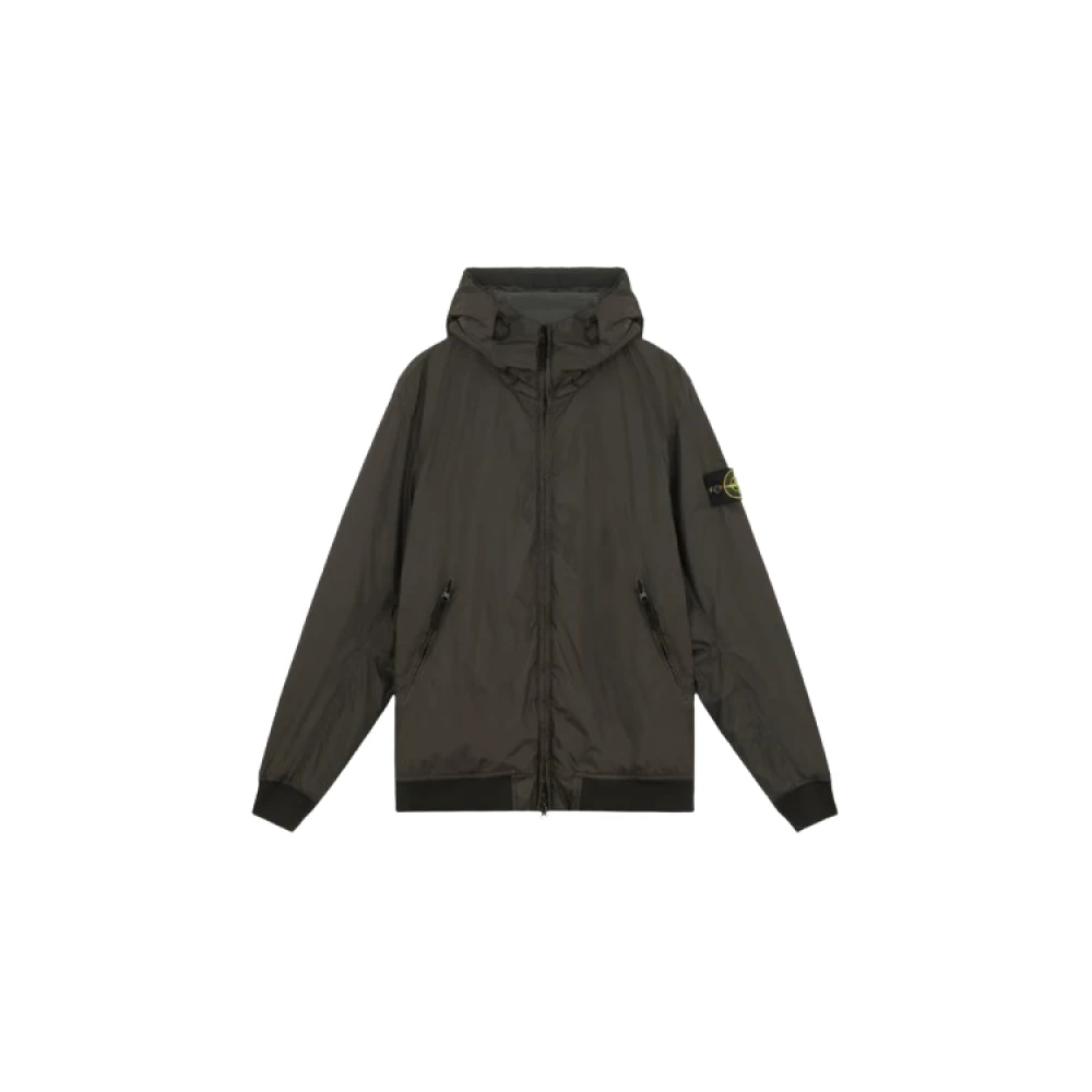 Stone Island Lichtgewicht windjack met PrimaLoft vulling Gray Heren