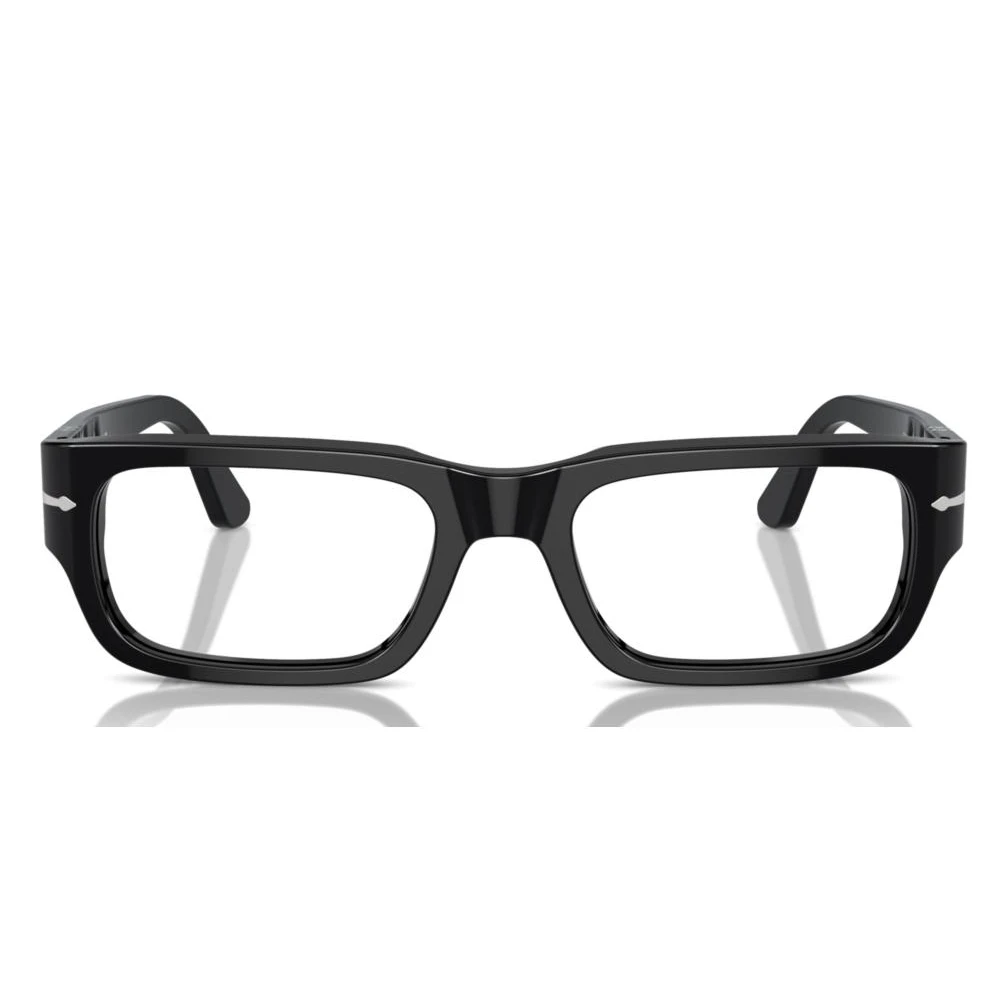 Persol Zwarte Brillen Montuur Black Heren