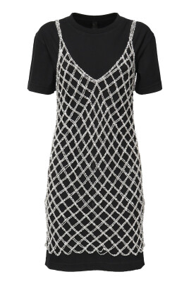 robes-noires-en-crochet-a-paillettes