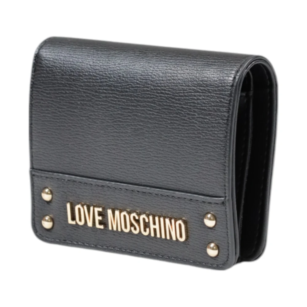 Love Moschino Lente Zomer Damesportemonnee Black Dames