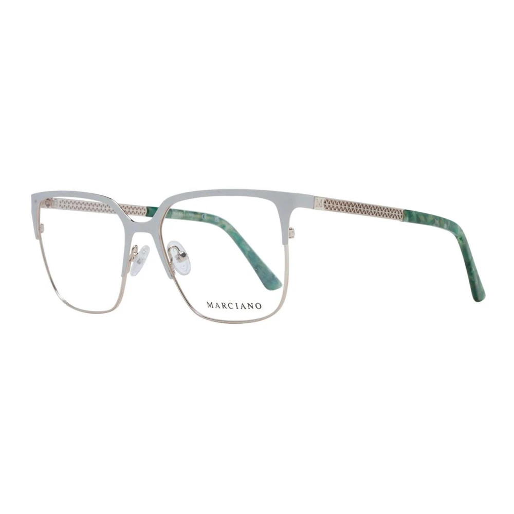 Guess Women's Beige Square Metal Optical Frames - Glasses - One Size - Accessories