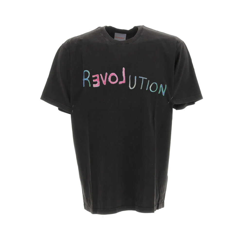 Bluemarble rEVOLution Print T-shirt Black Heren