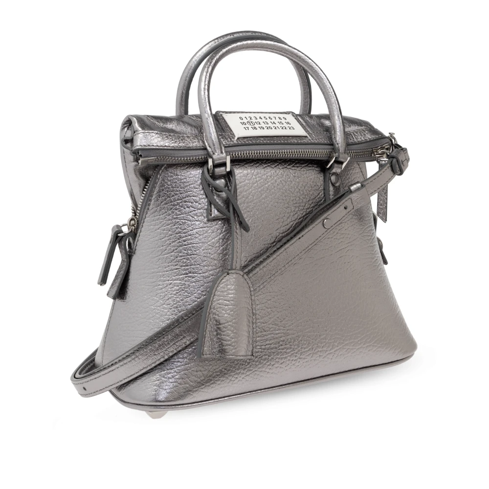 Maison Margiela Schoudertas Mini 5AC Gray Dames