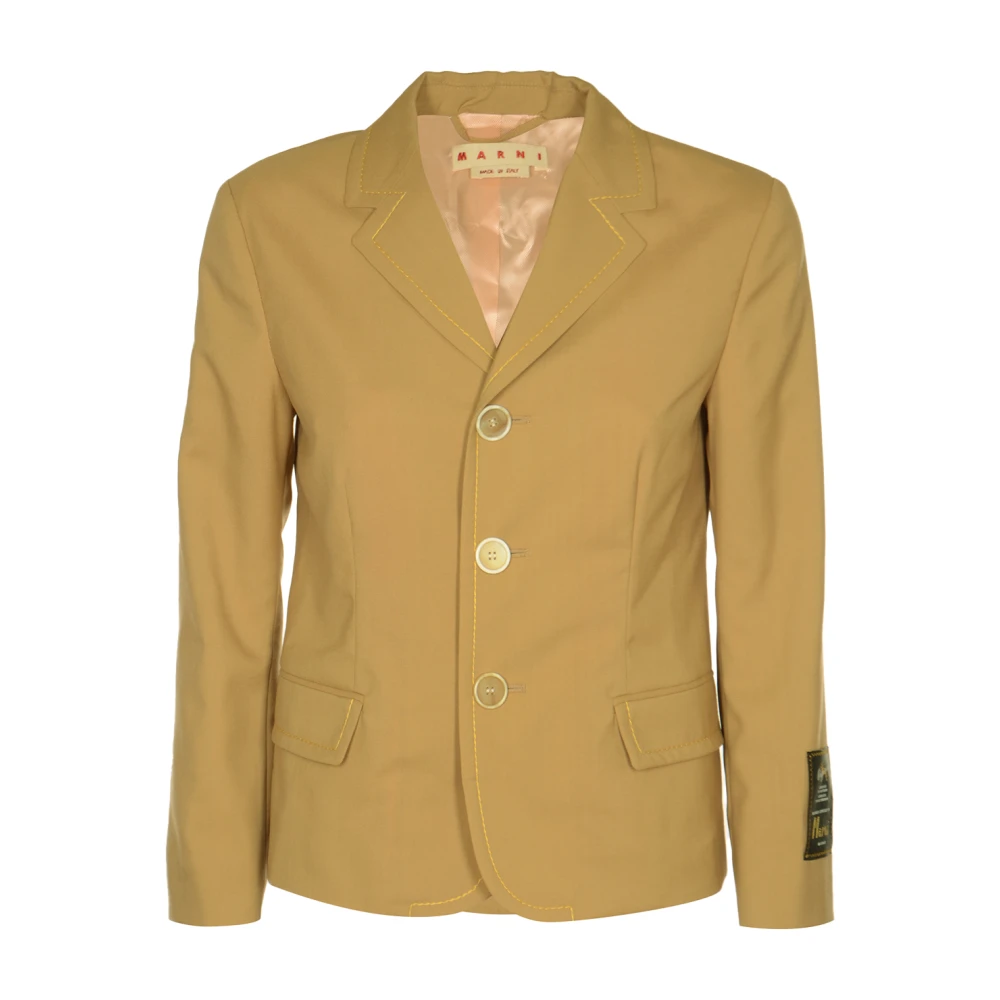 Marni - Jackets > Blazers - Brown - Marni - Modalova