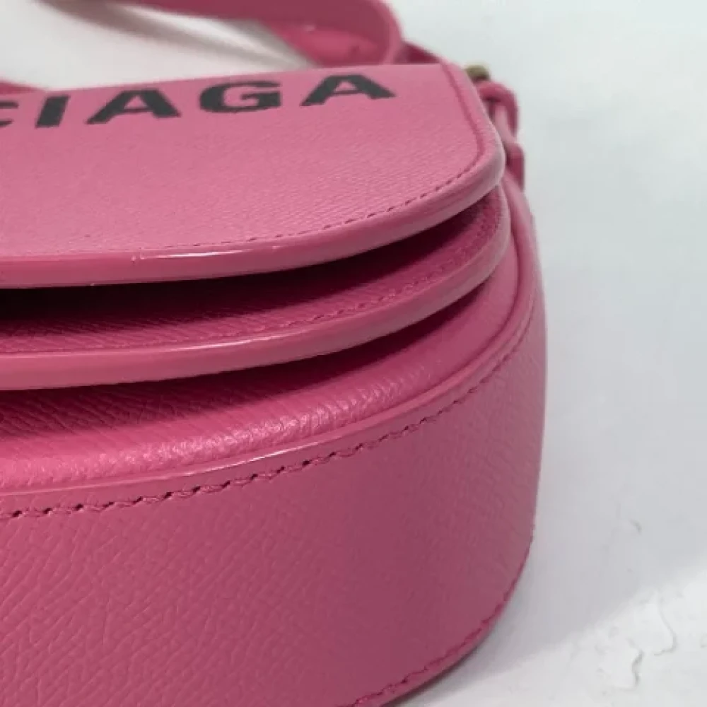 Balenciaga Vintage Pre-owned Leather shoulder-bags Pink Dames