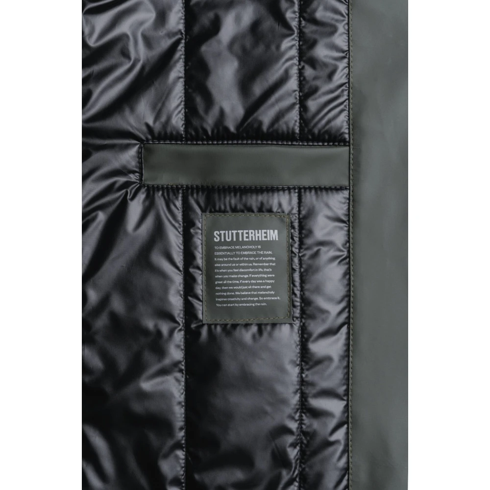 Stutterheim Winter Regenjas Lange Jas Green Heren
