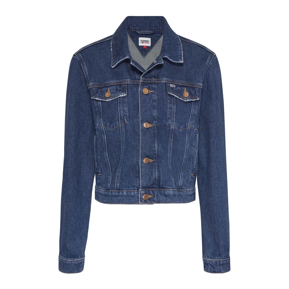 Tommy Jeans Winter Denim Jacka Blue, Dam