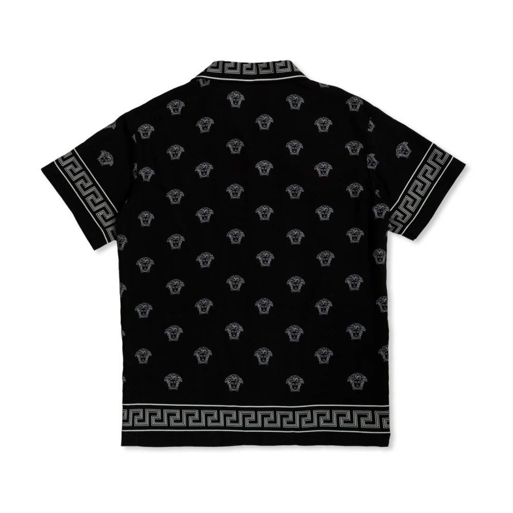 Versace Gestreept overhemd Black Unisex