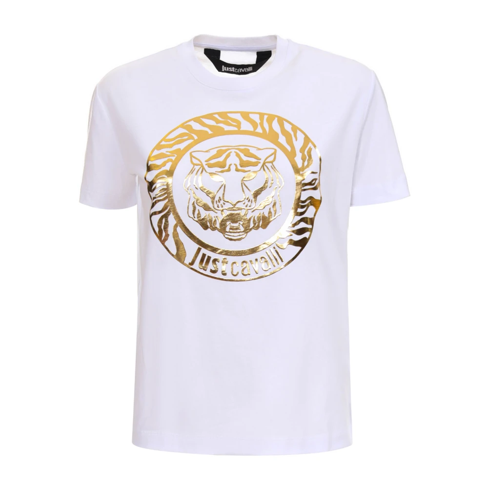 Roberto Cavalli Stijlvolle T-shirts en Polos Collectie White Dames